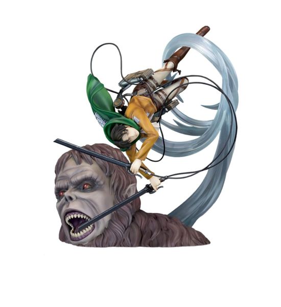 Attack on Titan: Levi vs Beast Titan Ver. 1/7 PVC Statue (28cm) Preorder