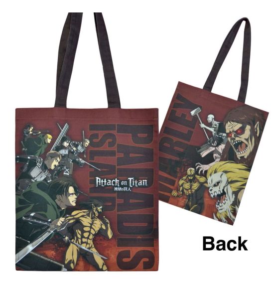 Attack on Titan: Paradise Island vs Marley Tote Bag Preorder