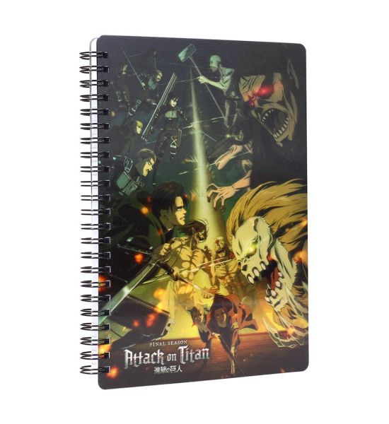 Attack on Titan: Struggle Notebook with 3D-Effect Preorder