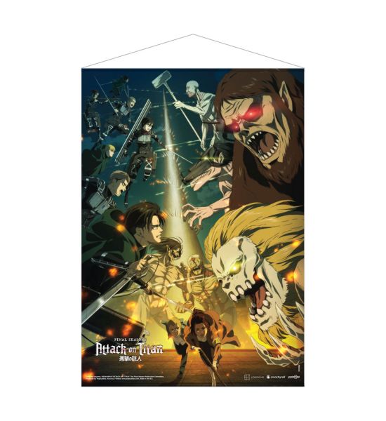 Attack on Titan: The Final Season Wallscroll Paradis Island Vs Marley (50cm x 70cm)