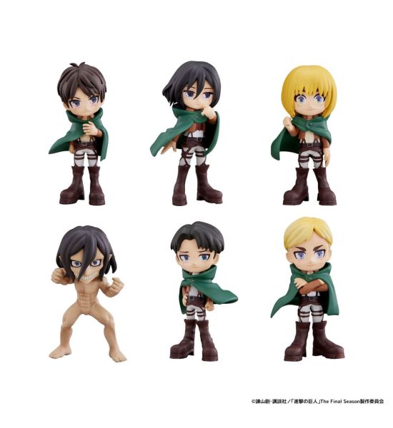 Attack on Titan: Trading Figures 6er-Pack (9cm)