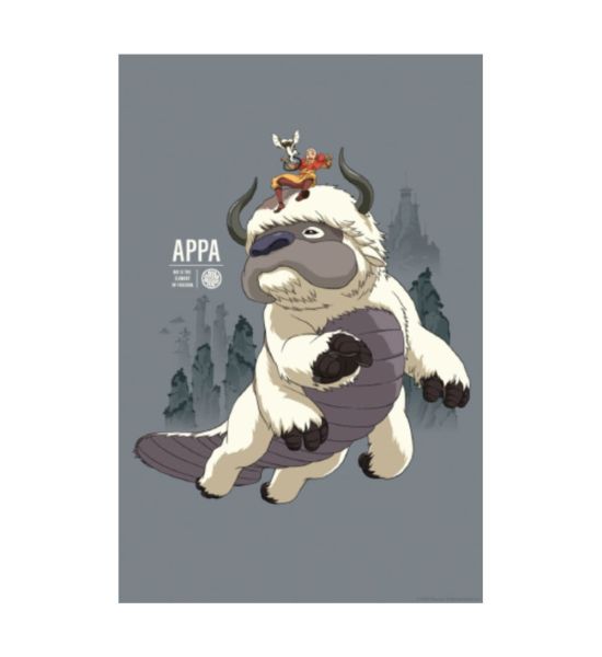 Avatar The Last Airbender: Appa & Aang Limited Edition Art Print (42cm x 30cm) Preorder