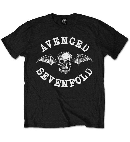 Avenged Sevenfold: Classic Death Bat - Black T-Shirt