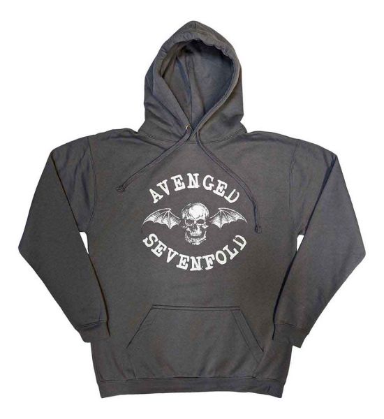 Avenged Sevenfold: Logo - Charcoal Grey Pullover Hoodie