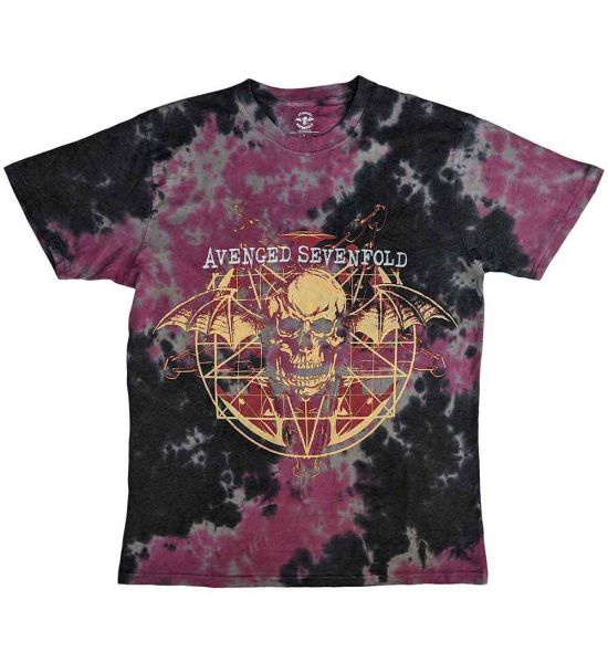 Avenged Sevenfold: Ritual (Dip Dye, Dye Wash) - Grey T-Shirt