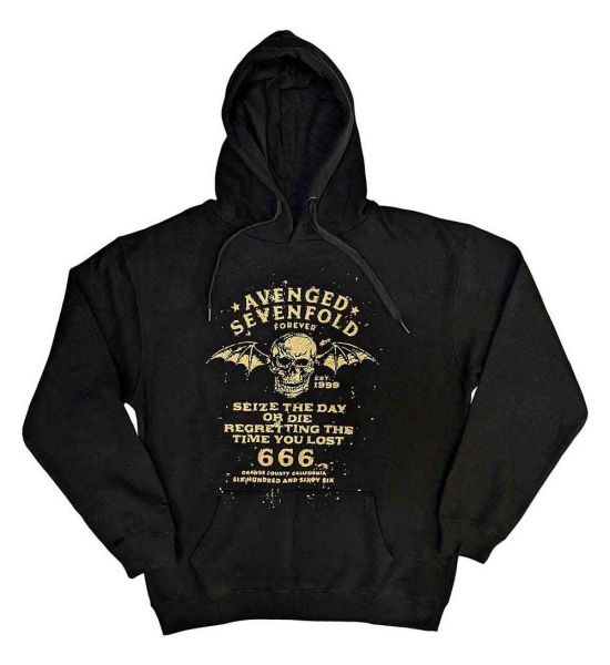 Avenged Sevenfold: Seize the Day - Black Pullover Hoodie