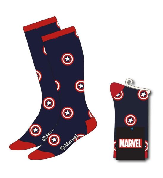 Avengers: Captain America Shield Socks (38-45) Preorder