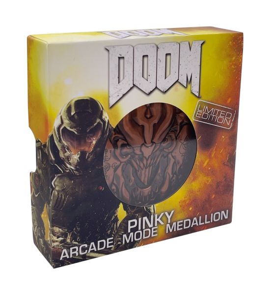 Doom: Pinky 'Level Up' Limited Edition Medallion Preorder