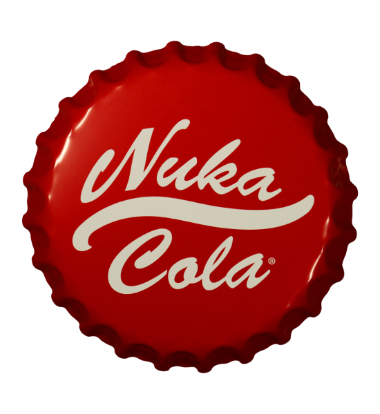 Fallout: Nuka-Cola Bottle Cap Tin Sign Preorder