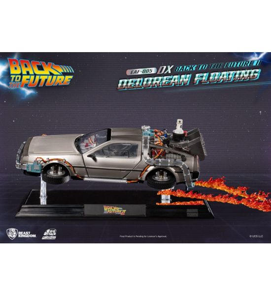 Back to the Future: DeLorean Deluxe Version Egg Attack Floating Statue (20cm) Preorder