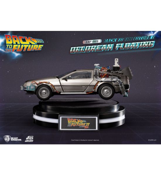 Back to the Future: Egg Attack Floating Statue DeLorean Standard Version (20cm)