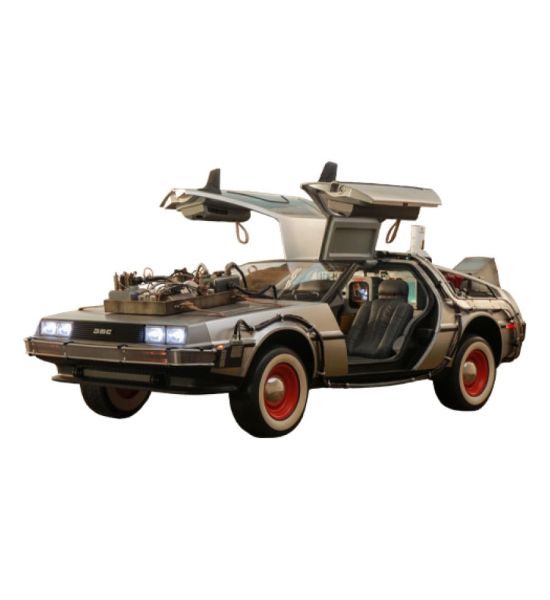 Back to the Future III: DeLorean Time Machine Movie Masterpiece Vehicle 1/6 (72cm) Preorder