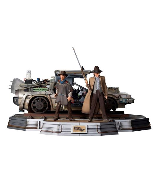 Back to the Future III: Full Set Deluxe Art Scale Statues 1/10 (57cm)