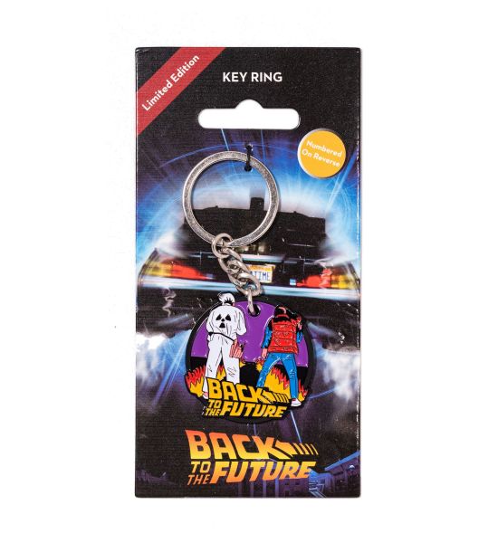 Back to the Future: Marty & Doc Metal Keychain Preorder