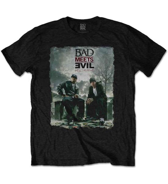 Bad Meets Evil: Burnt - Black T-Shirt