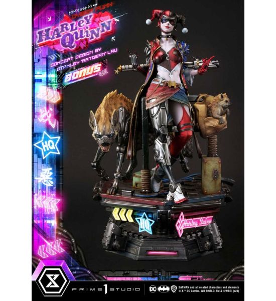 Batman Ultimate Premium Masterline Series: Harley Quinn Cyberpunk Deluxe Bonus Version Statue (60cm) Preorder