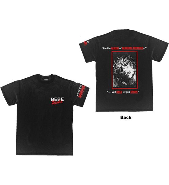 Bebe Rexha: Queen of Sabotage (Back Print) - Black T-Shirt