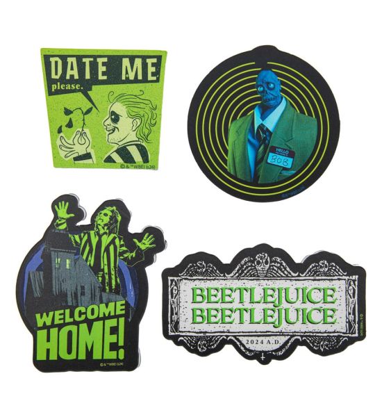 Beetlejuice: Fridge Magnet 4-Pack Preorder