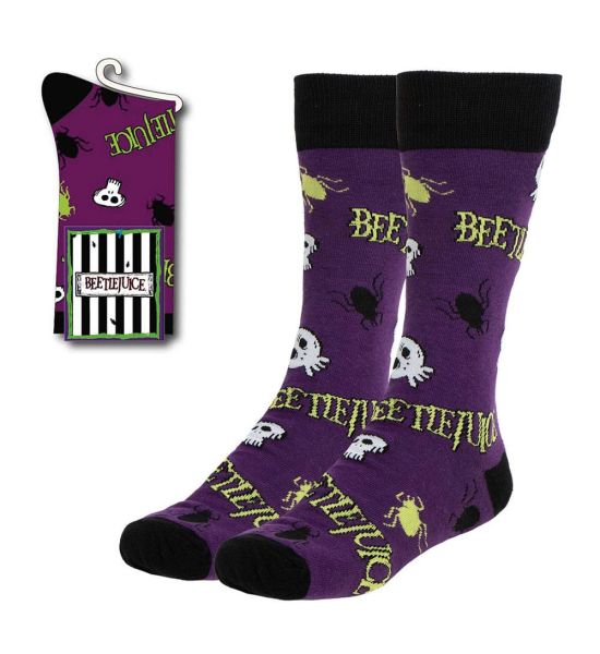 Beetlejuice: Purple Socks (38-45) Preorder