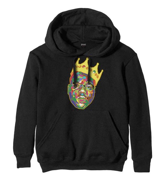 Biggie Smalls: Crown - Black Pullover Hoodie