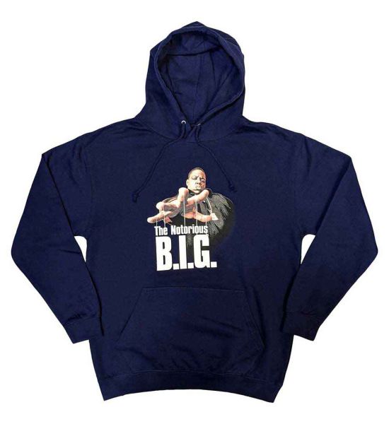 Biggie Smalls: Reachstrings - Navy Blue Pullover Hoodie