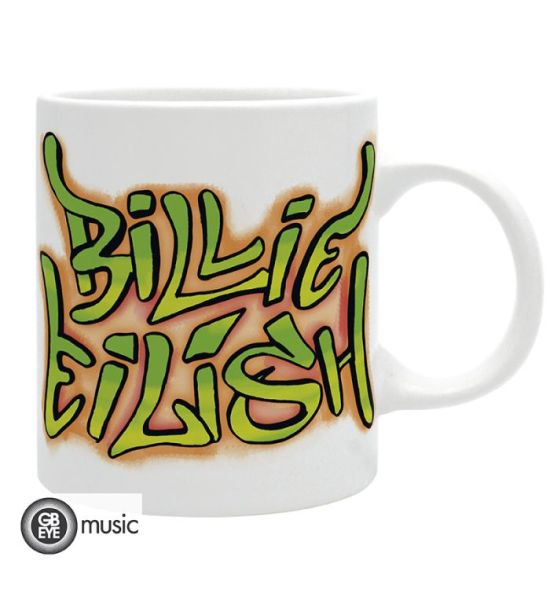 Billie Eilish: Graffiti Subli Mug - 320ml Preorder