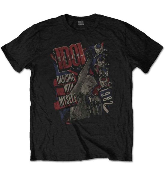 Billy Idol: Dancing with Myself - Black T-Shirt