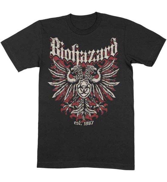 Biohazard: Crest - Black T-Shirt