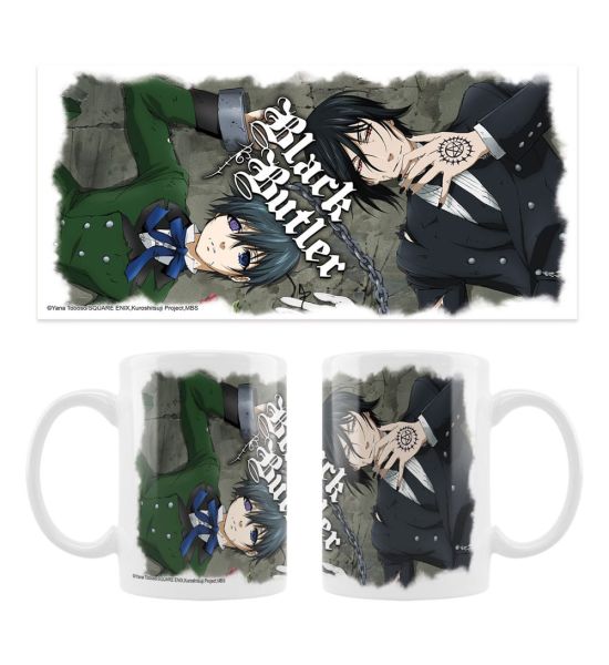 Black Butler: Ciel & Sebastian Ceramic Mug Preorder