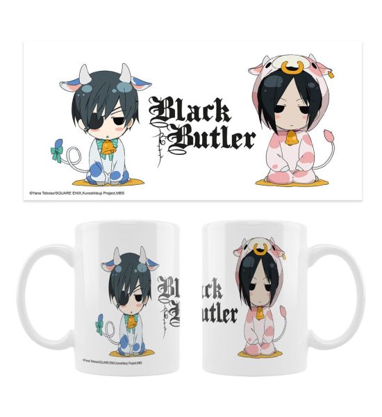 Black Butler: Cow Costumes Ceramic Mug