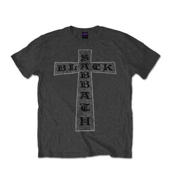 Black Sabbath: Cross - Charcoal Grey T-Shirt