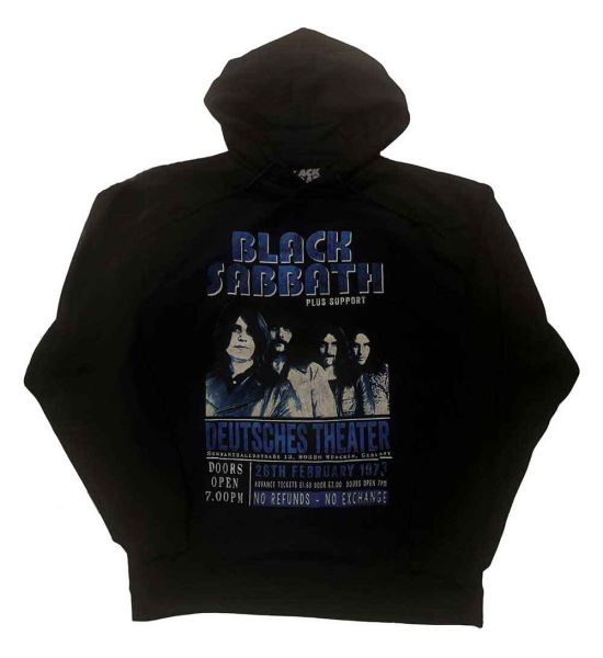 Black Sabbath: Deutsches '73 - Black Pullover Hoodie