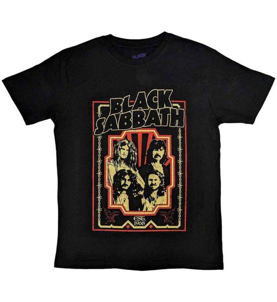 Black Sabbath: Est 1968 - Black T-Shirt