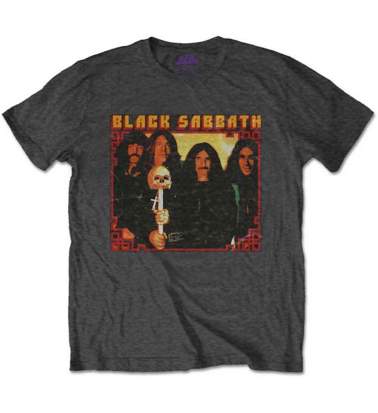 Black Sabbath: Japan Photo - Charcoal Grey T-Shirt