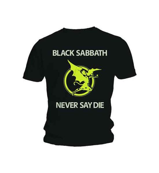 Black Sabbath: Never Say Die - Black T-Shirt