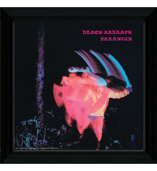 Black Sabbath: Paranoid Framed Print (30x30cm) Preorder