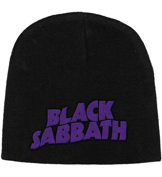 Black Sabbath: Purple Logo - Black Beanie Hat Preorder