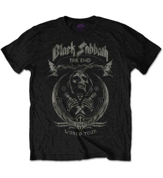 Black Sabbath: The End Mushroom Cloud - Black T-Shirt