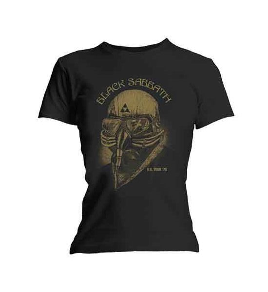 Black Sabbath: US Tour 1978 (Skinny Fit) - Ladies Black T-Shirt