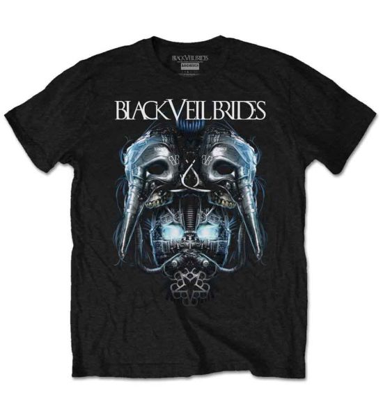 Black Veil Brides: Metal Mask - Black T-Shirt