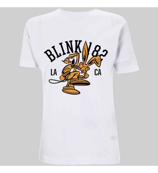 Blink-182: College Mascot - White T-Shirt