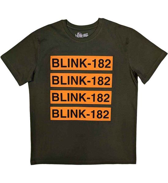 Blink-182: Log Repeat - Military Green T-Shirt