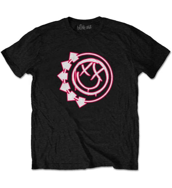 Blink-182: Six Arrow Smile - Black T-Shirt