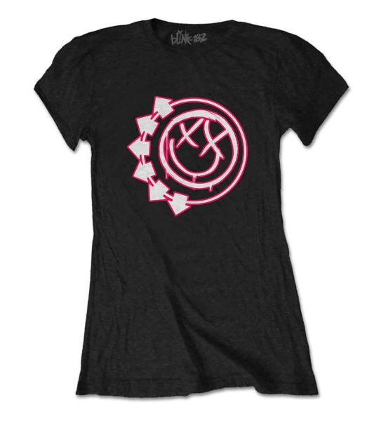 Blink-182: Six Arrow Smile - Ladies Black T-Shirt