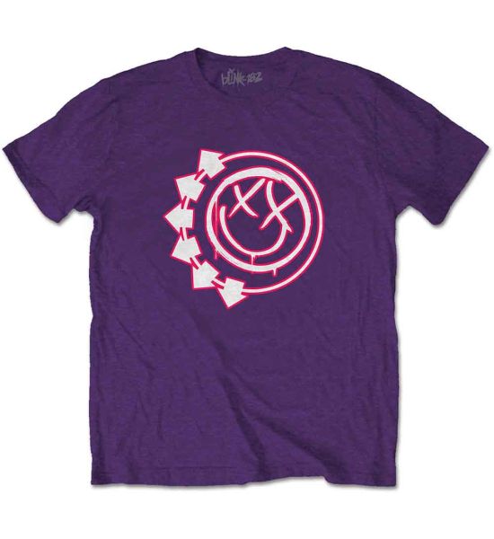 Blink-182: Six Arrow Smile - Purple T-Shirt