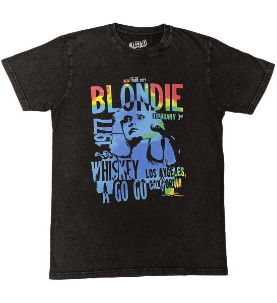 Blondie: Whiskey A Go Go - Black T-Shirt