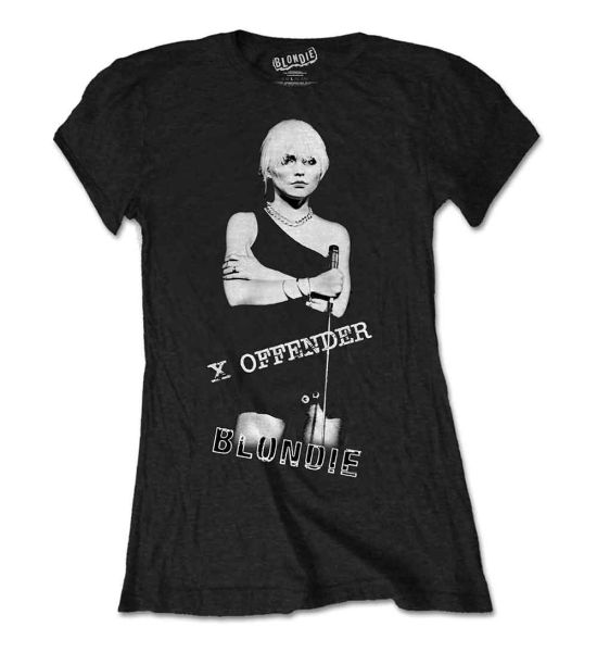 Blondie: X Offender - Ladies Black T-Shirt