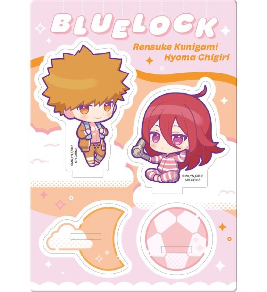 Blue Lock: Rensuke Kunigami & Hyoma Chigiri Acrylic Stand Buddycolle Good Night Ver. 2 (14cm) Preorder