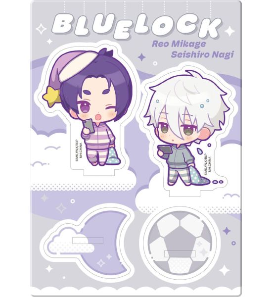 Blue Lock: Seishiro Nagi & Reo Mikage Good Night Ver. 3 Acrylic Stand Buddycolle (14cm)