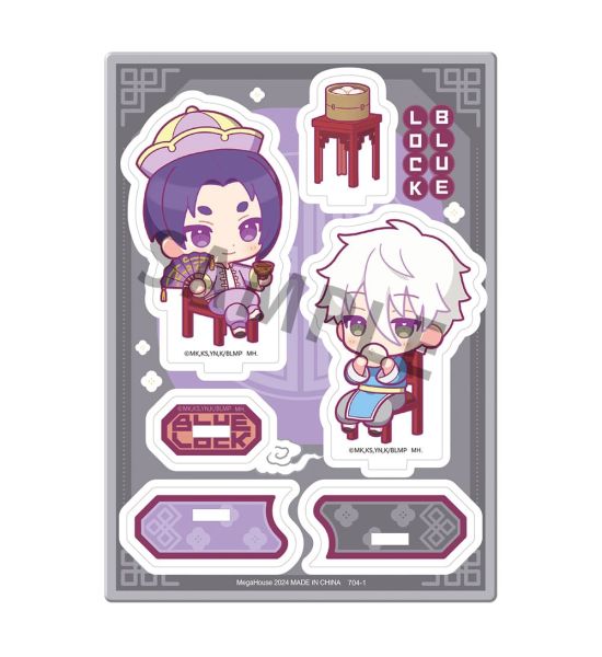 Blue Lock The Movie: Seishiro Nagi & Reo Mikage Yumcha Ver. Acrylic Stand Buddycolle Episode (14cm) Preorder